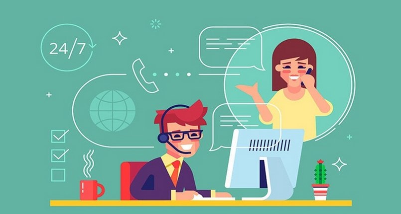 Đội ngũ nhân viên chăm sóc khách hàng chuyên nghiệp
