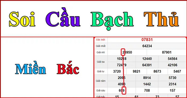 Soi cầu bạch thủ theo lô chạm 2 nháy chuẩn không cần chỉnh